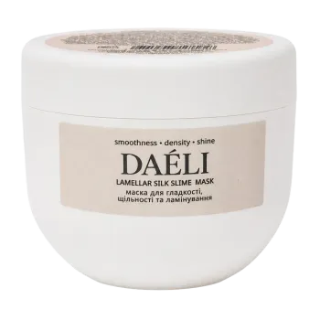 DAÉLI Lamellar Silk Slime Mask — маска для гладкості, щільності та ламінування волосся